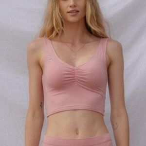 Purusha People Pink Crop Top